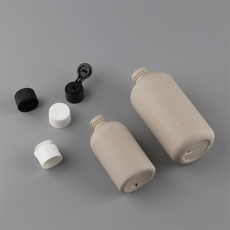 생분해 성 150ml 250ml 400ml 500ml 화장품 용기 짜기 밀짚 라운드 샴푸 병 플립 뚜껑이있는 바디 워시 병 생분해 성 150ml 250ml 400ml 500ml 화장품 용기 짜기 밀짚 라운드 샴푸 병 플립 뚜껑이있는 바디 워시 병