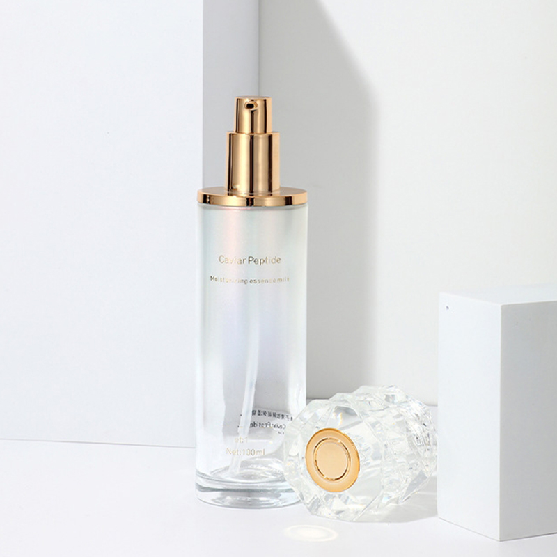 착색된 기온변화도 화장품 포장 세트는 펌프를 가진 빈 얼굴에 바르는 크림 단지 피부 관리 유리제 로션 병을 인쇄했습니다 착색된 기온변화도 화장품 포장 세트는 펌프를 가진 빈 얼굴에 바르는 크림 단지 피부 관리 유리제 로션 병을 인쇄했습니다