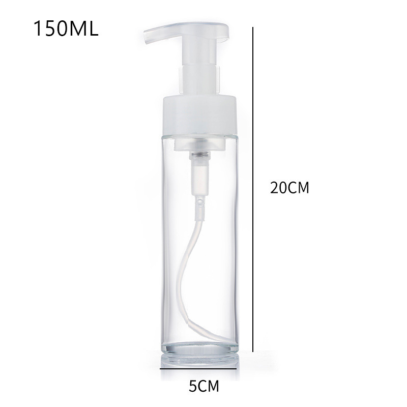 빈 유리 거품 펌프 병 공간 서리로 덥은 피부 관리 거품이 이는 손 비누 병 빈 유리 거품 펌프 병 공간 서리로 덥은 피부 관리 거품이 이는 손 비누 병