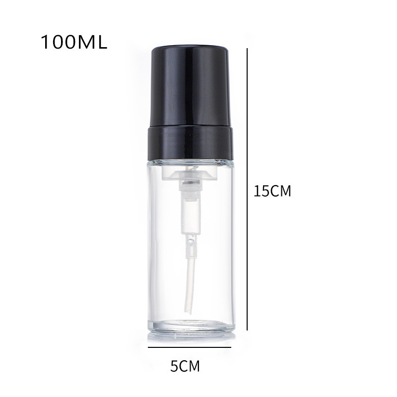빈 유리 거품 펌프 병 공간 서리로 덥은 피부 관리 거품이 이는 손 비누 병 빈 유리 거품 펌프 병 공간 서리로 덥은 피부 관리 거품이 이는 손 비누 병