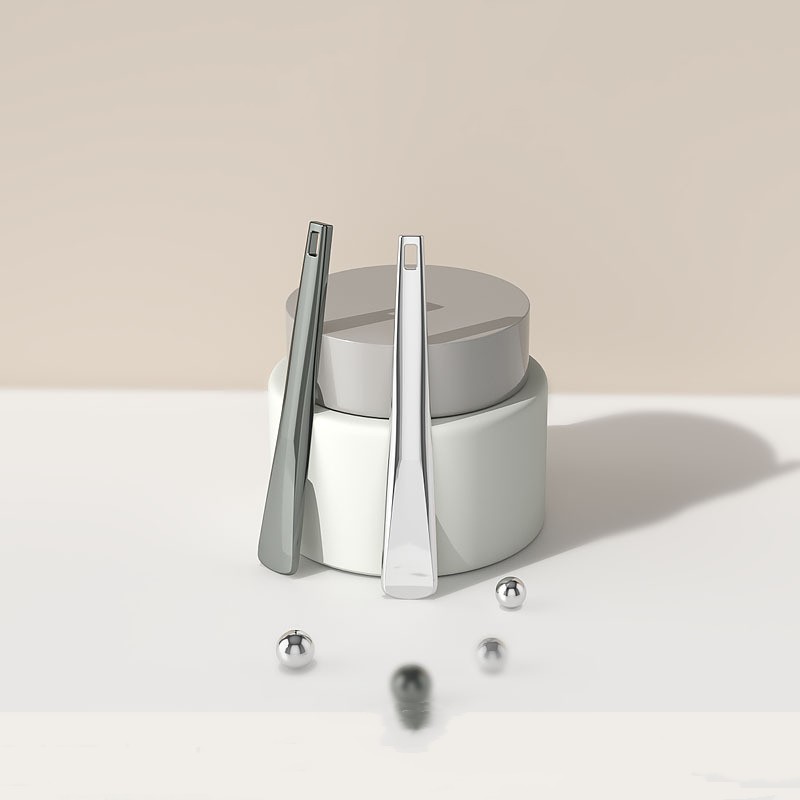 골드 메탈 아이 크림 어플리케이터 화장품 주걱 페이셜 마사지 메이크업 스푼