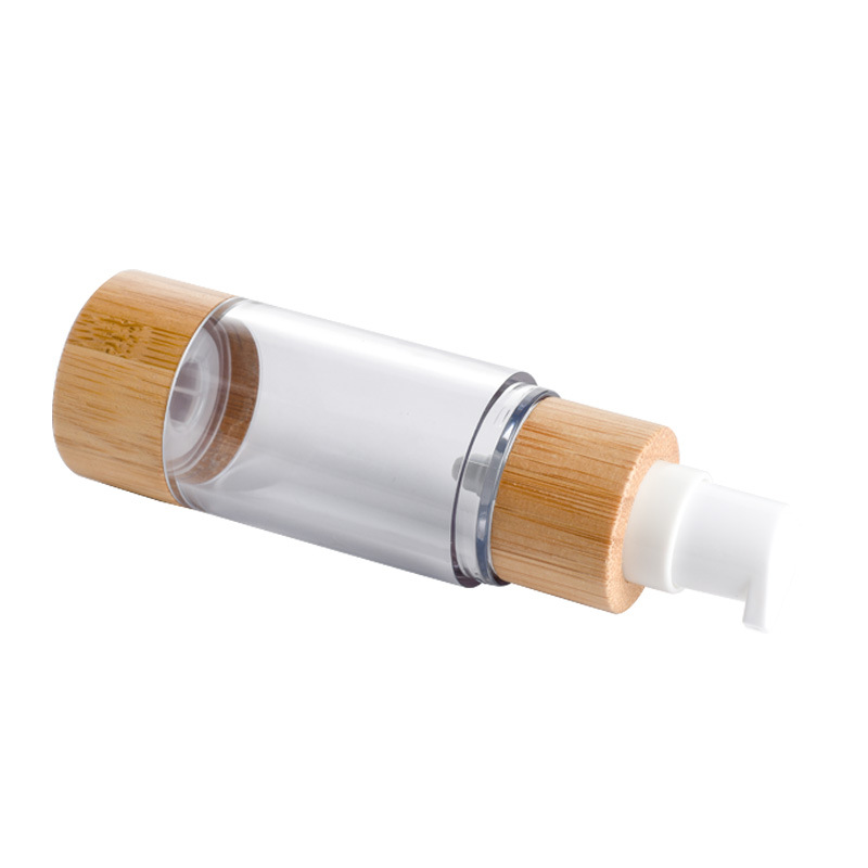 화장용 대나무 답답한 펌프 병을 위한 재상할 수 있는 로션 50ml 대나무 답답한 병 화장용 대나무 답답한 펌프 병을 위한 재상할 수 있는 로션 50ml 대나무 답답한 병