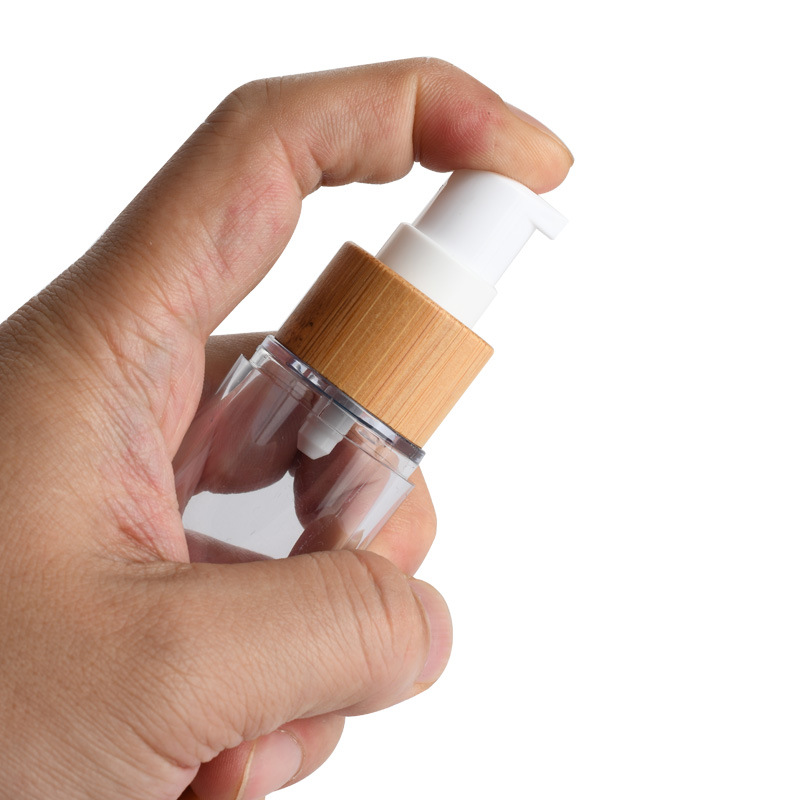 화장용 대나무 답답한 펌프 병을 위한 재상할 수 있는 로션 50ml 대나무 답답한 병 화장용 대나무 답답한 펌프 병을 위한 재상할 수 있는 로션 50ml 대나무 답답한 병