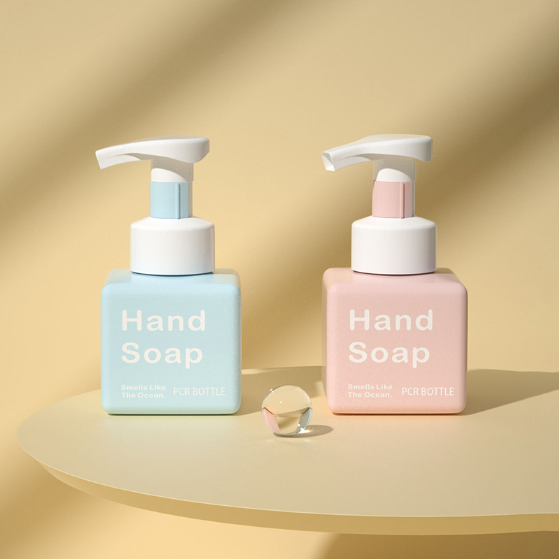 리필 가능 PCR 250ml 스퀘어 페이셜 클렌저 비누 디스펜서 플라스틱 핸드 비누 바디 워시 병 (폼 펌프 포함) 리필 가능 PCR 250ml 스퀘어 페이셜 클렌저 비누 디스펜서 플라스틱 핸드 비누 바디 워시 병 (폼 펌프 포함)