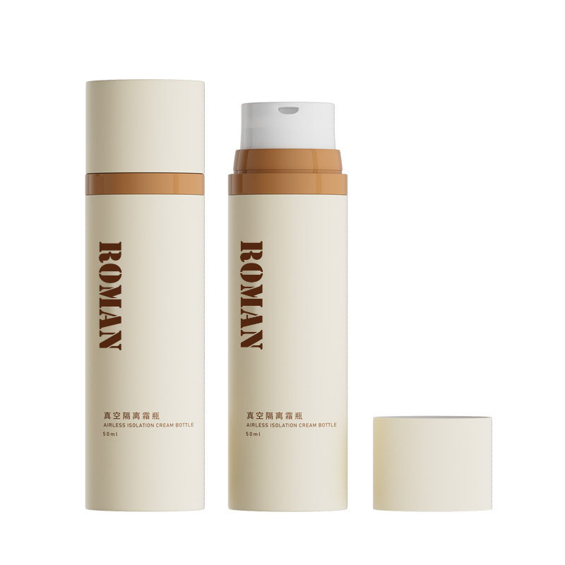 30ml 50ml 80ml 100ml 베이지 리필 형 에어리스 펌프 병 여행 파운데이션 컨테이너 로션 및 페이스 크림 용 에어리스 화장품 펌프 병 30ml 50ml 80ml 100ml 베이지 리필 형 에어리스 펌프 병 여행 파운데이션 컨테이너 로션 및 페이스 크림 용 에어리스 화장품 펌프 병