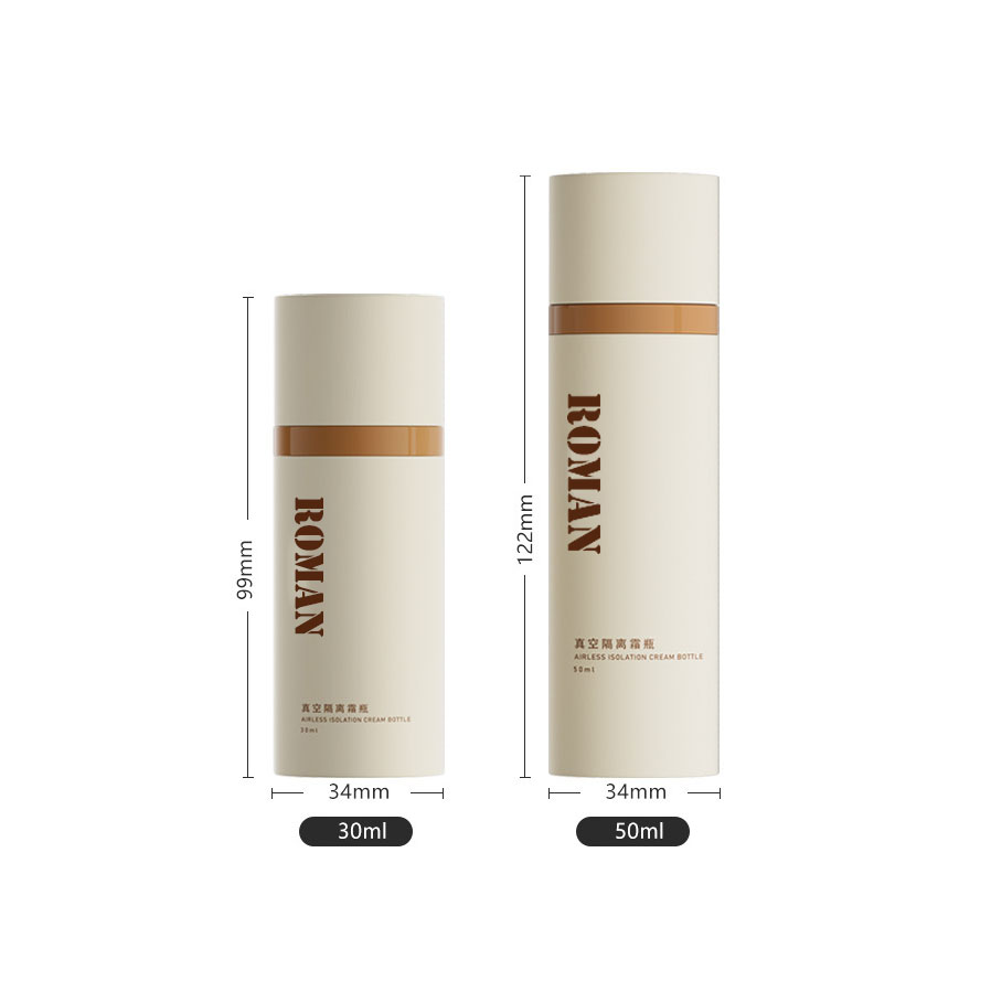 30ml 50ml 80ml 100ml 베이지 리필 형 에어리스 펌프 병 여행 파운데이션 컨테이너 로션 및 페이스 크림 용 에어리스 화장품 펌프 병 30ml 50ml 80ml 100ml 베이지 리필 형 에어리스 펌프 병 여행 파운데이션 컨테이너 로션 및 페이스 크림 용 에어리스 화장품 펌프 병