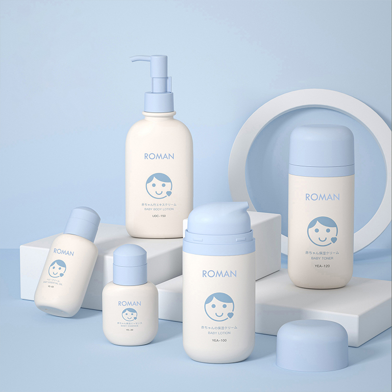 50ml 80ml 100ml 빈 타원형 녹색 플라스틱 PP 병, 에어리스 로션 펌프 진공 파운데이션 및 스킨케어용 페이스 크림 병