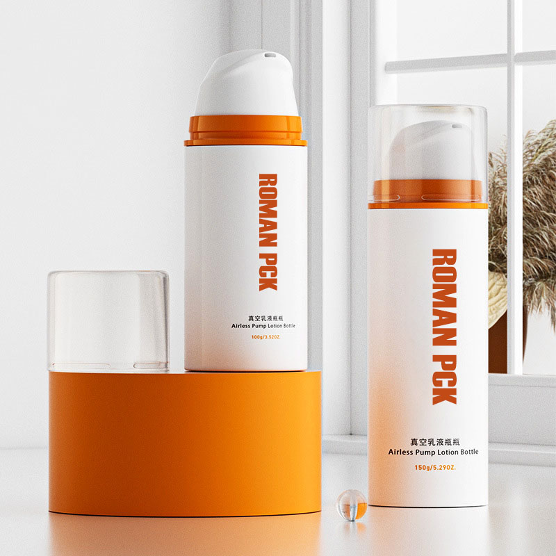 화장품 에어리스 병 시리즈 30ml 50ml 100ml 화이트 에어리스 펌프 병 진공 로션 에센스 페이스 크림 에어리스 병