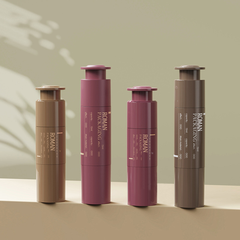 10ml 15ml 20ml 화장품 포장 주사기 맞춤형 아이 크림 주사기 화장품 휴대용 플라스틱 로션 에어리스 병