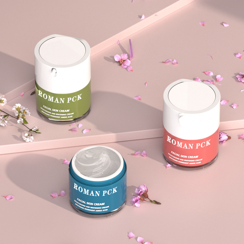 15g 30g 30ml 50ml 100ml 로션 에센스 세럼 크림용 AS 캡이 있는 플라스틱 스킨케어 페이스 크림 에어리스 용기