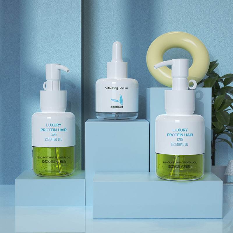 큰 볼륨 점적기 50ml 80ml 100ml 플라스틱 헤어 오일 병 스킨케어 포장 빈 플라스틱 바디 오일 병 포장