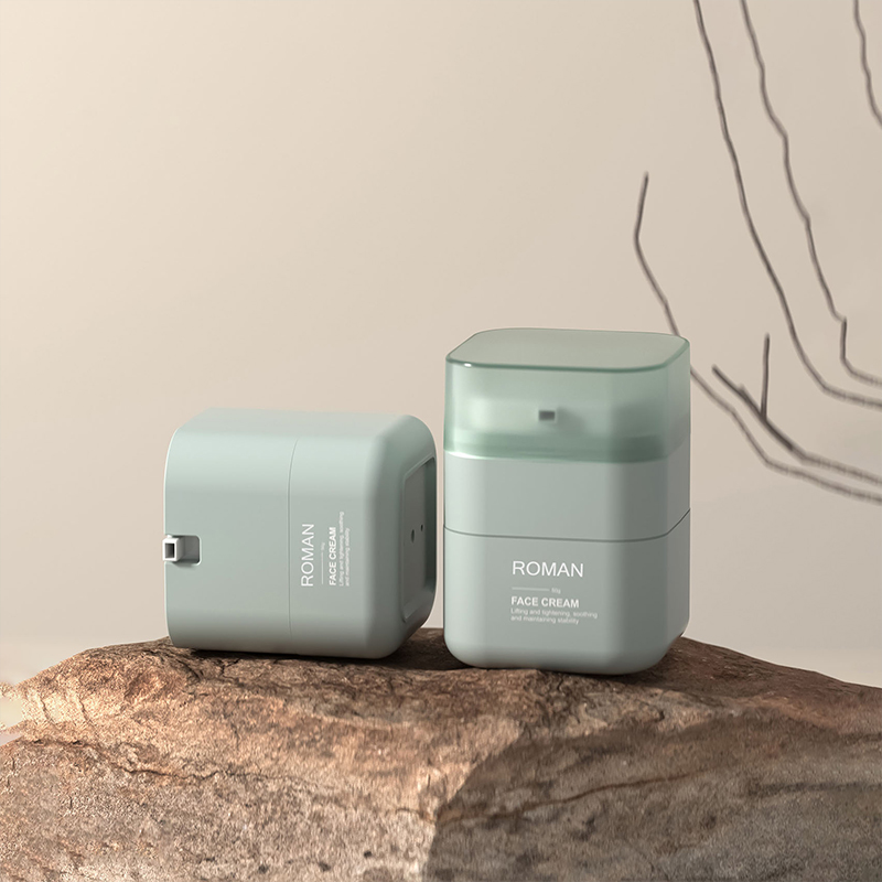 화장품 미백 크림 Ailes 항아리 50g 사각형 항아리 사각형 컷 코너 페이셜 크림 병 30g 어린이 얼굴 크림 Airless 항아리