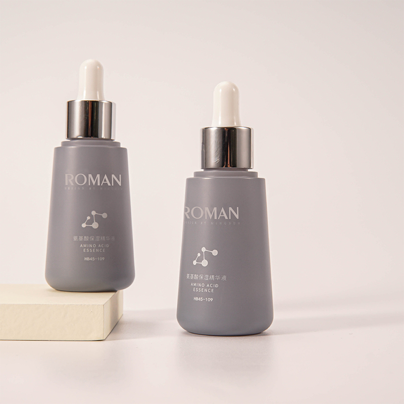 빈 1oz 5ml 10ml 15ml 30ml 50ml 두꺼운 콘 피부 관리를 위한 다채로운 서리로 덥은 플라스틱 화장용 혈청 점적기 병