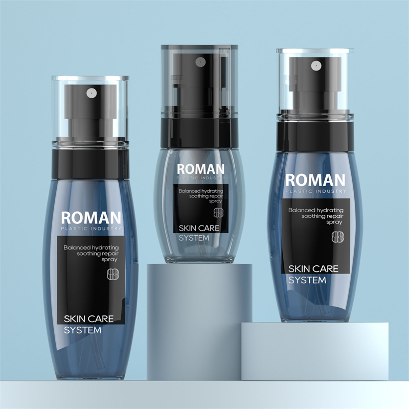 40ml 60ml 80ml 블랙 들어 갔어 안개 스프레이 병 바디 향수 분무기 플라스틱 용기 헤어 파우더 펌프 병