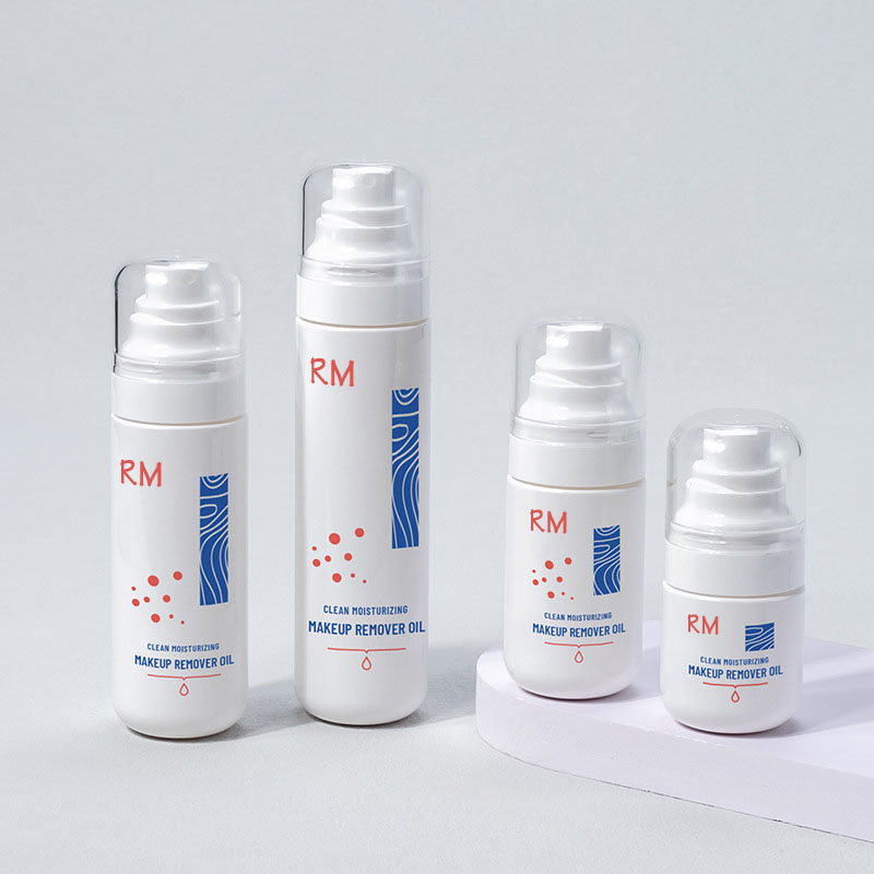 50ml 80ml 100ml 빈 플라스틱 흰색 화장품 클렌징 오일 PET 페이스 바디 토너 미스트 스프레이 병