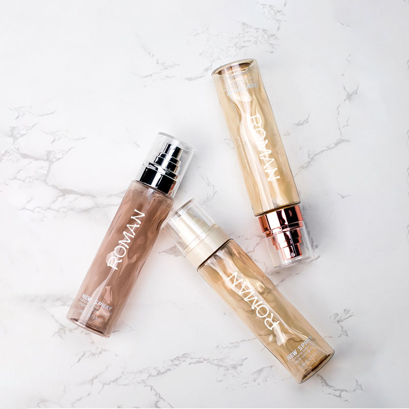 명확한 둥근 화장용 플라스틱 살포 토너 병은 금은 혈청 펌프 병을 가진 100ml 120 ml 기초 몸 로션을 비웁니다 명확한 둥근 화장용 플라스틱 살포 토너 병은 금은 혈청 펌프 병을 가진 100ml 120 ml 기초 몸 로션을 비웁니다