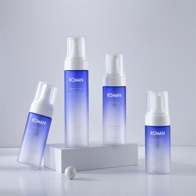 100ml 120ml 150ml 200ml 애완 동물 그라디언트 블루 컬러 거품 액체 비누 디스펜서 거품 펌프 병 샤워 젤 손 세척 병 욕실 용품 100ml 120ml 150ml 200ml 애완 동물 그라디언트 블루 컬러 거품 액체 비누 디스펜서 거품 펌프 병 샤워 젤 손 세척 병 욕실 용품