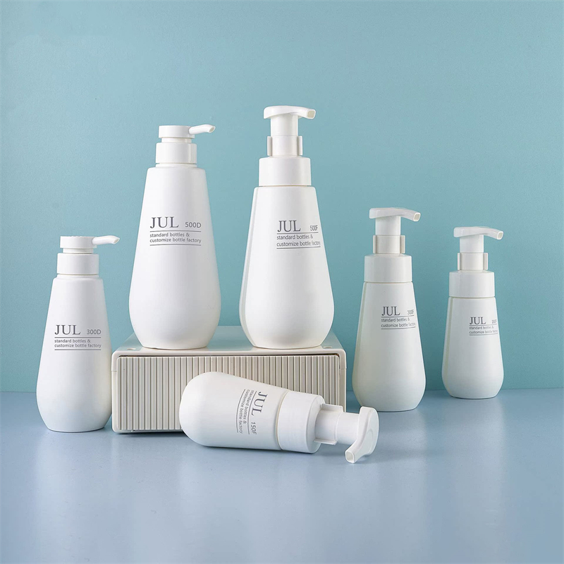 150ml 200ml 300ml 퓨어 화이트 바디 워시 래쉬 샴푸 폼 펌프 병 재활용 목욕 바디 케어 용기 샤워 젤 애완 동물 병