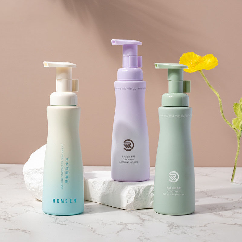 150ml 30neck PET 무스 폼 병 베이비 샴푸 바디 워시 허리 포옹 디자인 병 바디 케어 포장 클렌저