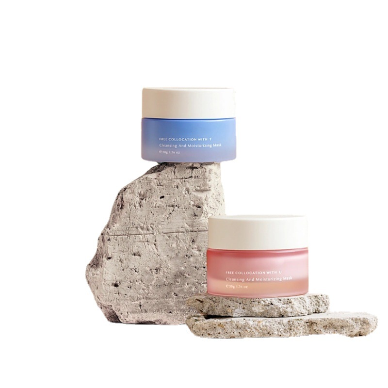 얼굴에 바르는 크림과 눈 크림을 위해 포장하는 고전적인 둥근 유리제 크림 단지 화장품 얼굴에 바르는 크림과 눈 크림을 위해 포장하는 고전적인 둥근 유리제 크림 단지 화장품