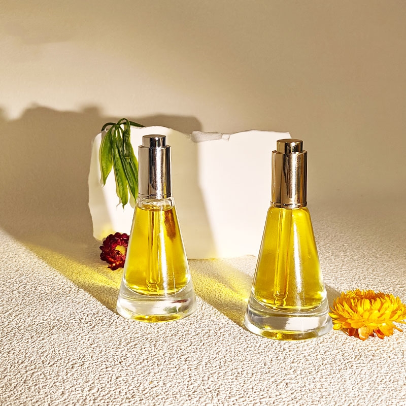 원뿔 유리 화장품 스포이드 에센셜 오일 병