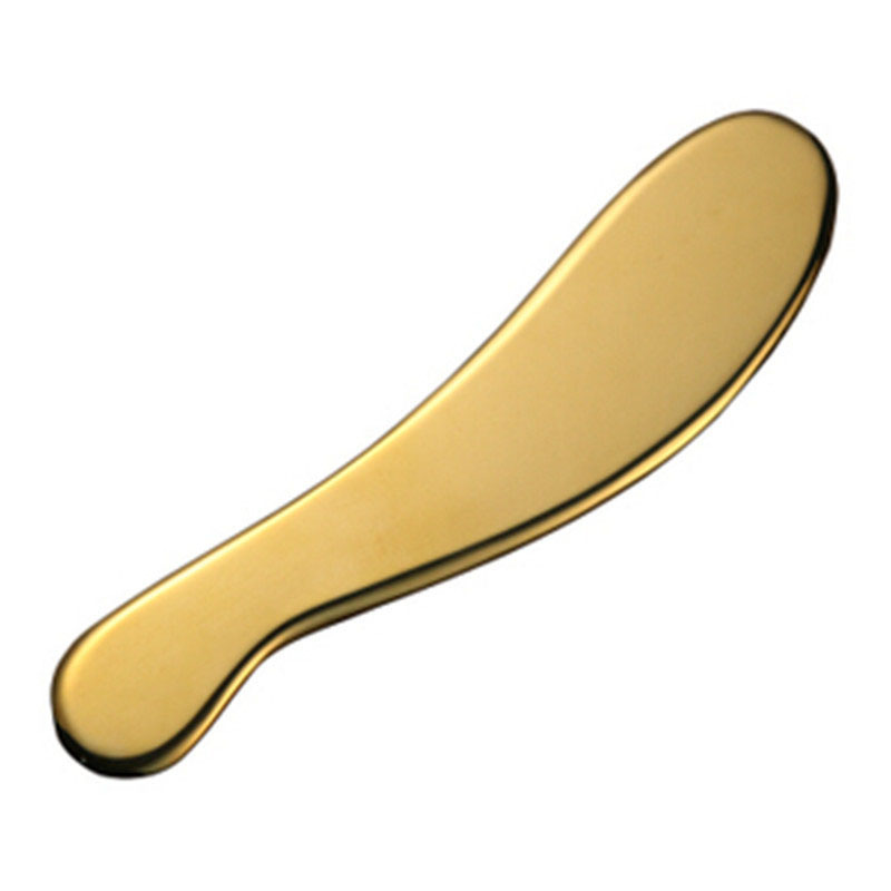 양각 및 레이저 로고 및 색상 옵션이 있는 아연 합금 Gua Sha 보드