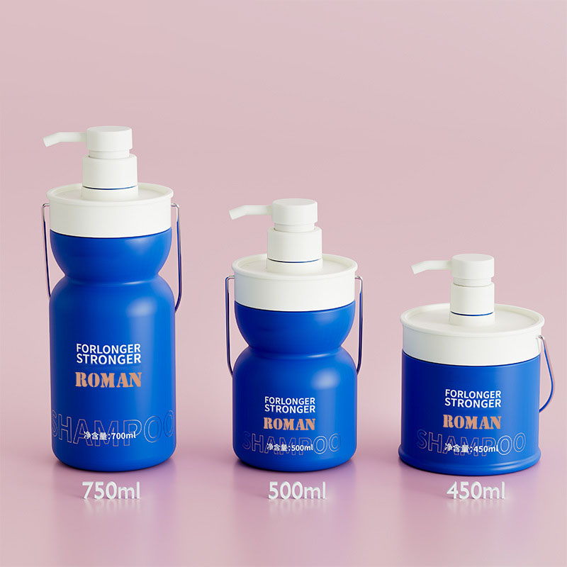 450ml 500ml 750ml 플라스틱 애완 동물 빈 로션 병 아기 헤어 오일 샴푸 및 컨디셔너 화장품 용기 키즈 샴푸 병