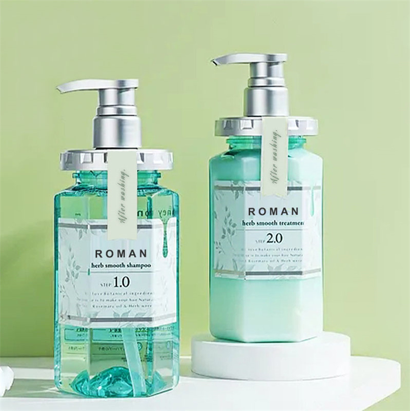 빈 바디 클리너 로션 병 헤어 샴푸 샤워 젤 디스펜서 핸드 워시 액체 병 육각형 300ml 450ml 500ml 600ml 애완 동물 플라스틱 로션 펌프 병