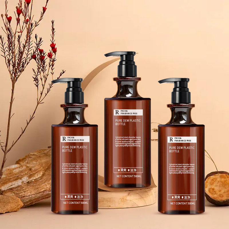 공 모자를 가진 Skincare 토너 병 100ml 200ml 300ml 500ml를 위한 상한 구부려진 목 서리로 덥은 플라스틱 얼굴 세척 로션 병 공 모자를 가진 Skincare 토너 병 100ml 200ml 300ml 500ml를 위한 상한 구부려진 목 서리로 덥은 플라스틱 얼굴 세척 로션 병