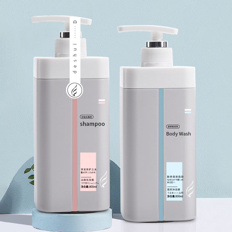 스킨케어 로션 헤어 토닉 용기 빈 샴푸 및 컨디셔너 병용 대용량 500ml 800ml 플라스틱 포장 병