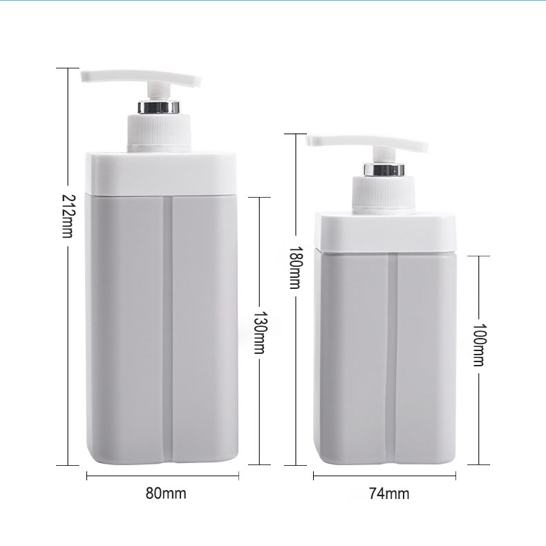 스킨케어 로션 헤어 토닉 용기 빈 샴푸 및 컨디셔너 병용 대용량 500ml 800ml 플라스틱 포장 병 스킨케어 로션 헤어 토닉 용기 빈 샴푸 및 컨디셔너 병용 대용량 500ml 800ml 플라스틱 포장 병