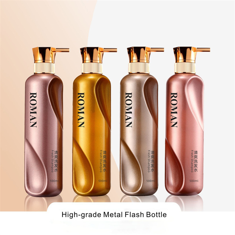 혁신 300ml 500ml 750ml 얼굴 마스크 클렌저용 나선형 표면 샴푸 바디 로션 병 모노 포장