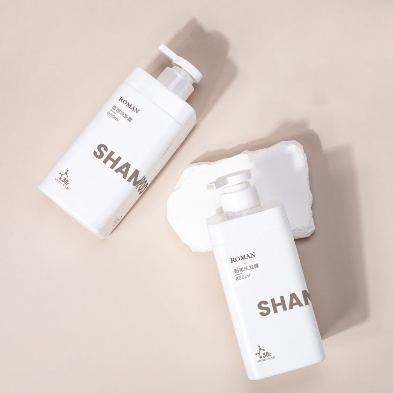 새로운 디자인 개인 로고 매트 화이트 650ml 정사각형 빈 HDPE 플라스틱 세탁 세제 액체 병 1L 샴푸 샤워 젤 새로운 디자인 개인 로고 매트 화이트 650ml 정사각형 빈 HDPE 플라스틱 세탁 세제 액체 병 1L 샴푸 샤워 젤