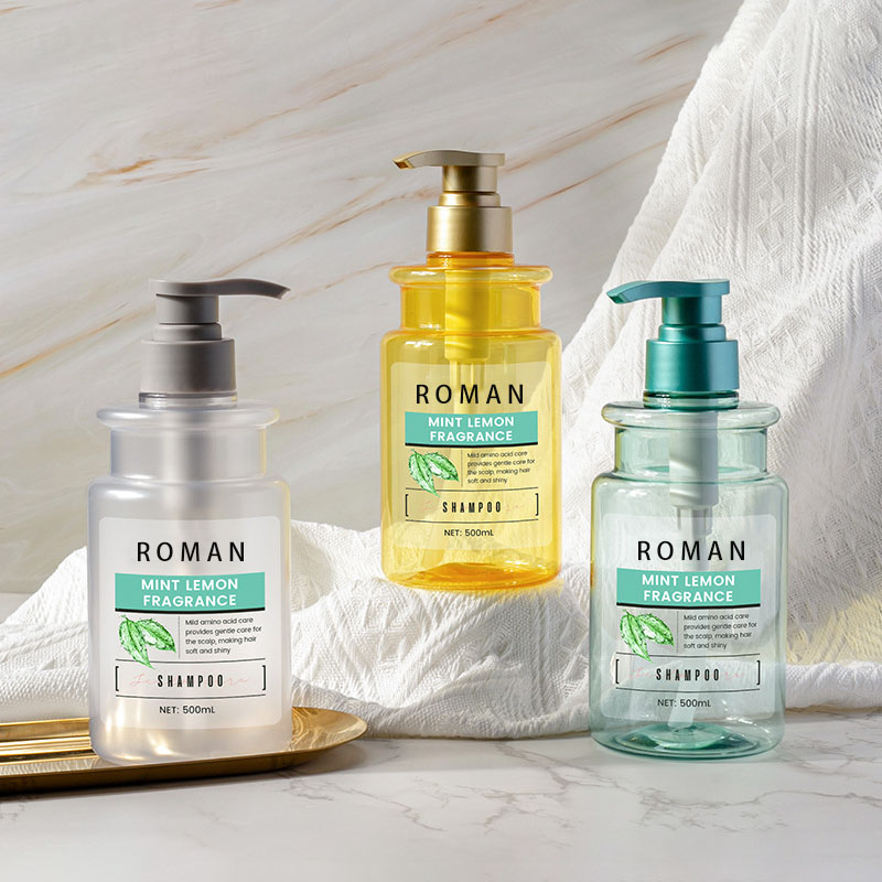 애완 동물 병 300ml 500ml 플라스틱 프레스 투명 바디 로션 샴푸 샤워 병 펌프 인감 크림 향수 바디 케어