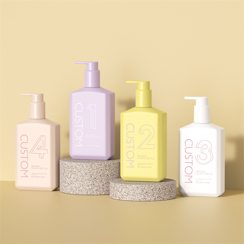 250ml 10oz 서리로 덥은 평면 비스듬한 어깨 핸드 바디 로션 펌프 병 스킨 케어 베이비 샴푸 샤워 젤 병 250ml 10oz 서리로 덥은 평면 비스듬한 어깨 핸드 바디 로션 펌프 병 스킨 케어 베이비 샴푸 샤워 젤 병