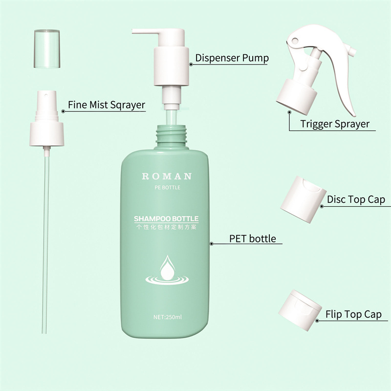 250ml 플랫 모이스춰 라이징 마사지 크림 병 페이셜 클렌저 바디 로션 컨테이너 샤워 젤 샴푸 병 들어 갔어 250ml 플랫 모이스춰 라이징 마사지 크림 병 페이셜 클렌저 바디 로션 컨테이너 샤워 젤 샴푸 병 들어 갔어