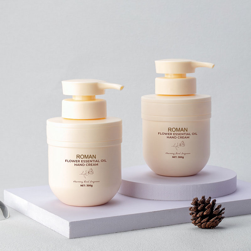 내구성 빈 플라스틱 PE 바디 워시 병 스킨 케어 포장 소프트 터치 베이비 샴푸 병 바디 로션 병 300ml