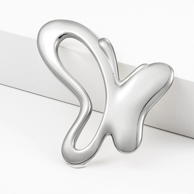 나비 아연 합금 Gua Sha 도구 휴대용 미용 도구 휴대용 아이 크림 스틱 마사지