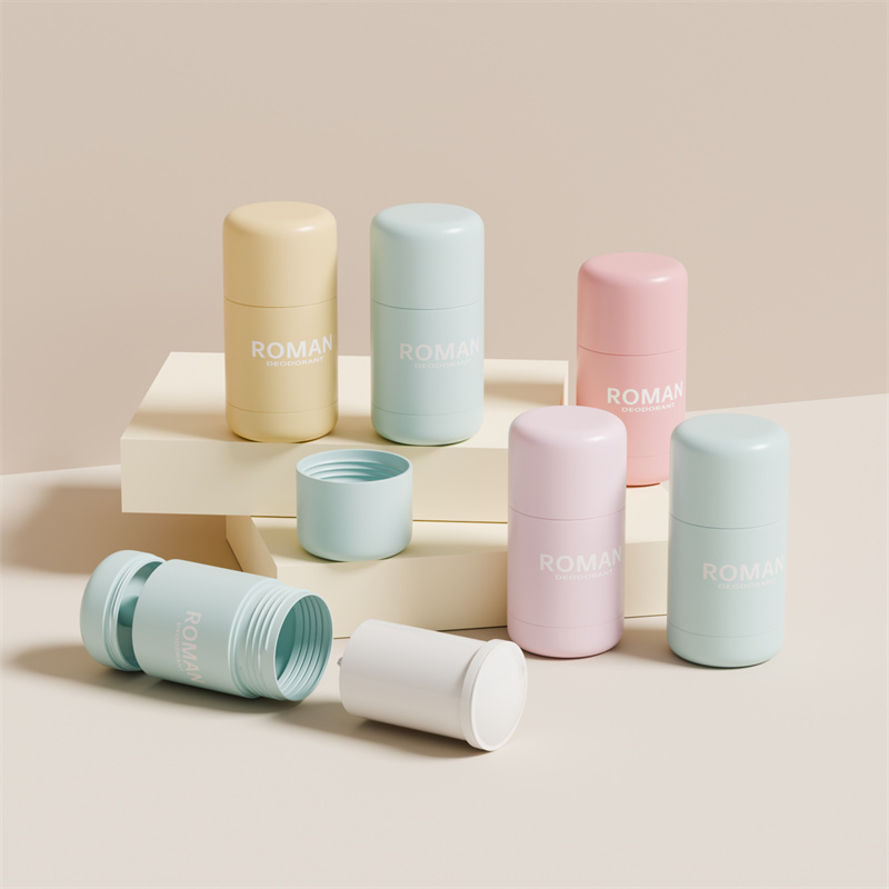피부 관리 리필된 병 포장 병을 가진 빈 30g 50g 플라스틱 방취제 지팡이 콘테이너
